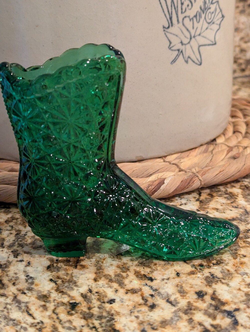 Vintage Fenton Emerald Green Boot - Picture 3 of 8